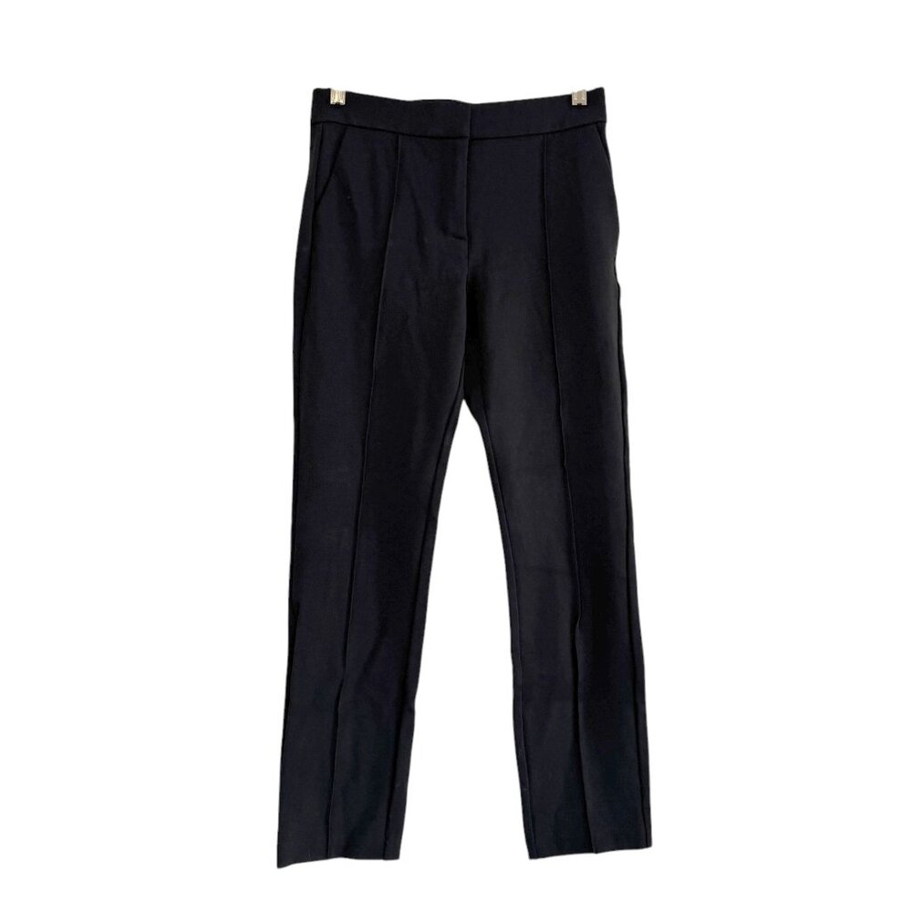 J. Crew Women's Black Tailored Easy Pants In 365 Crepe Size‎ 4